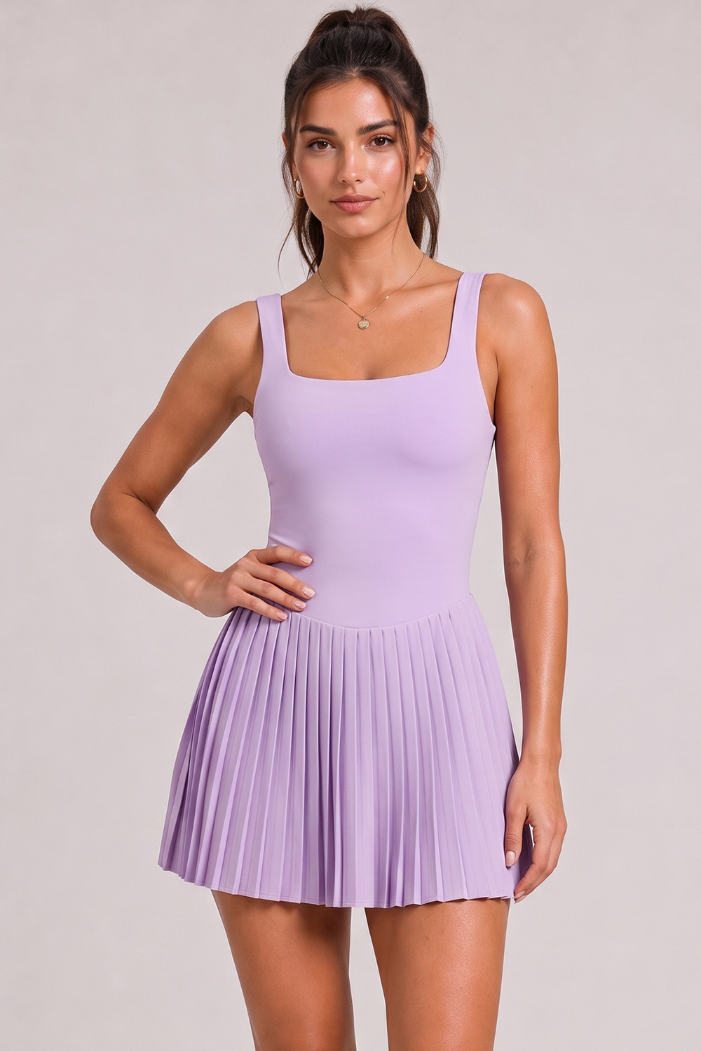 Vestido Plissado Melow