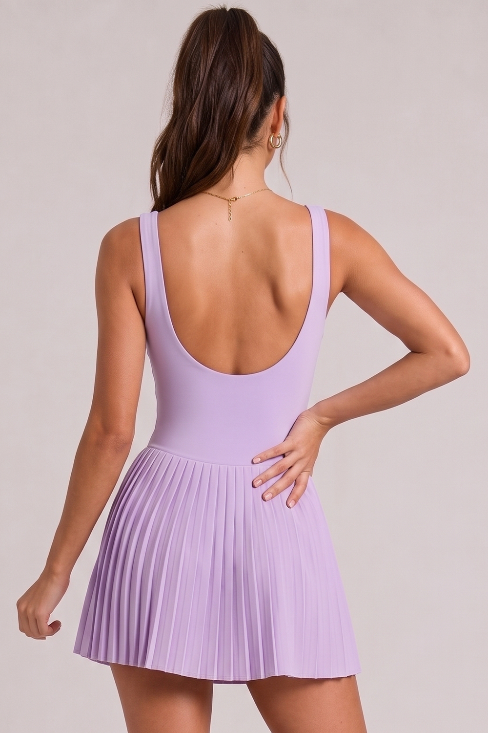 Vestido Plissado Melow