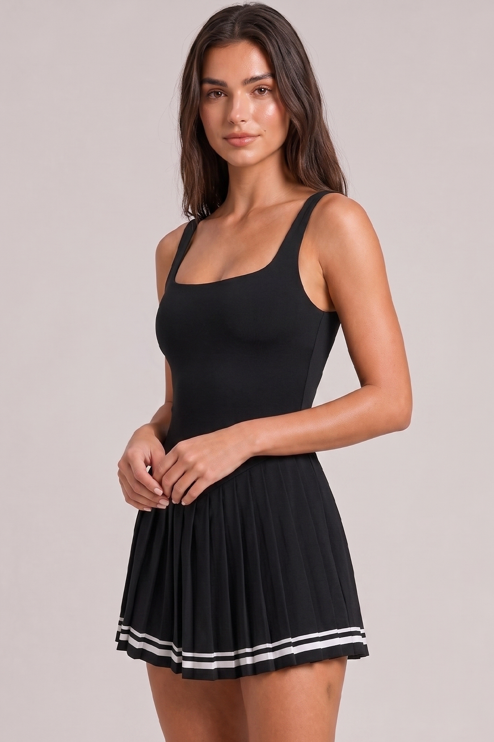 Vestido Plissado Flow